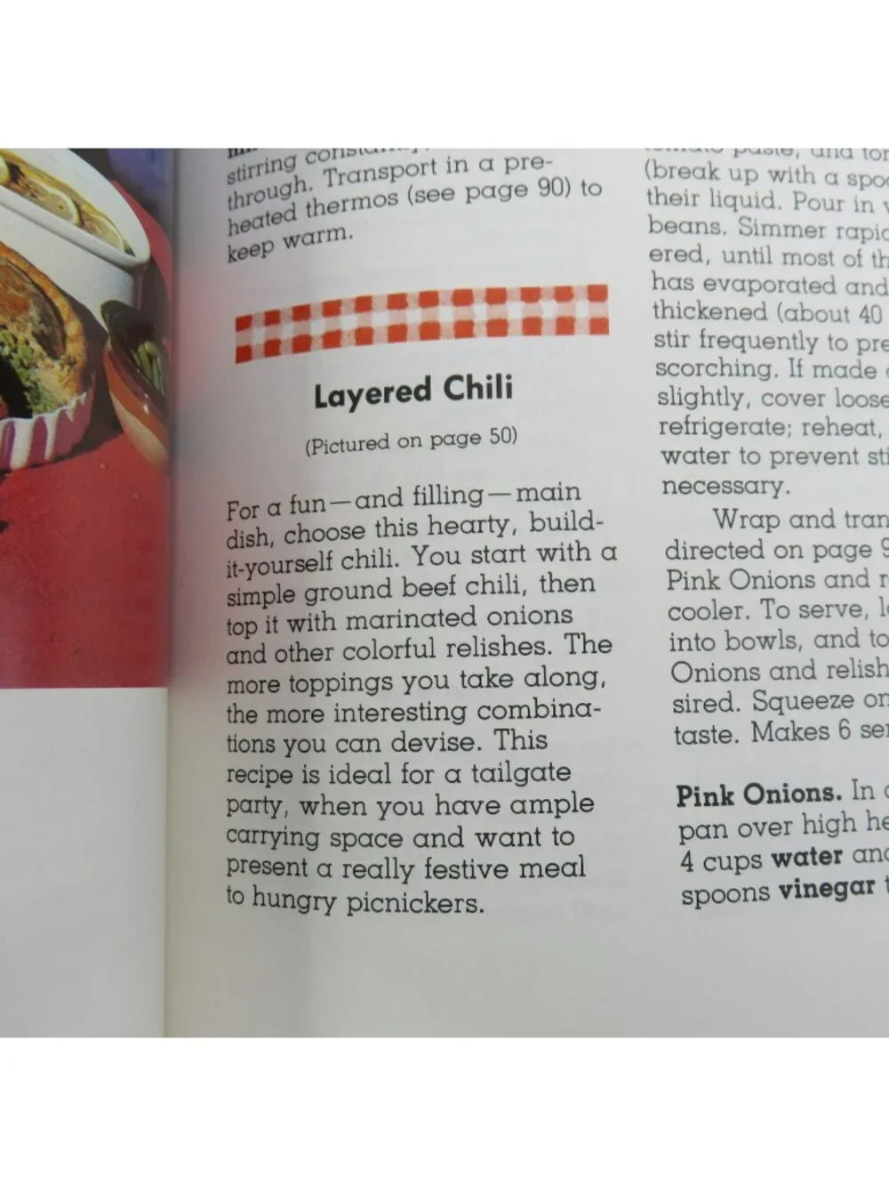 Sunset Picnics & Tailgate Parties Cook Book 1982 Paperback Sandwiches Salads